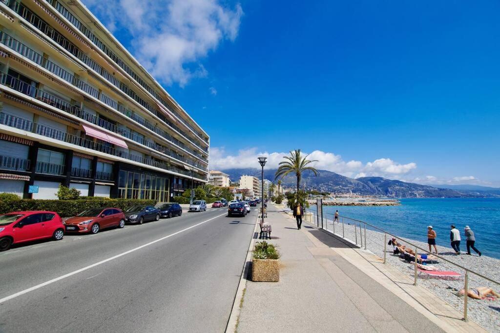 French Riviera: Seafront Apt & Pool Near Monaco Roquebrune-Cap-Martin Exterior photo